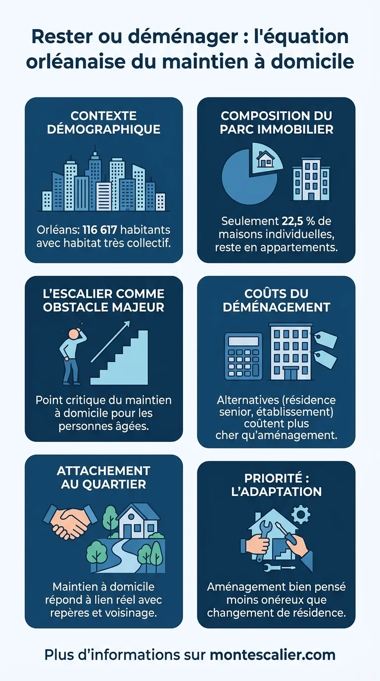 Rester ou déménager : l'équation orléanaise du maintien à domicile