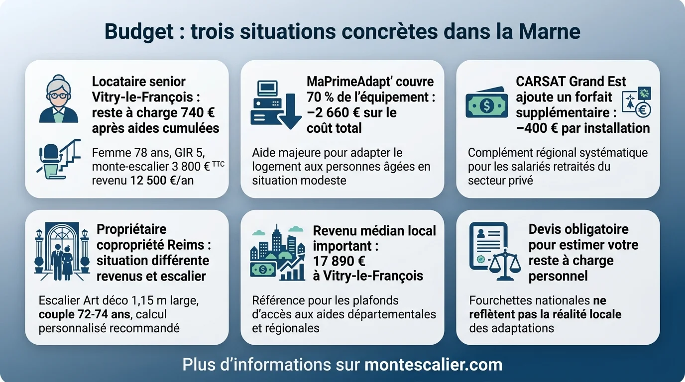 Budget : trois situations concrètes dans la Marne