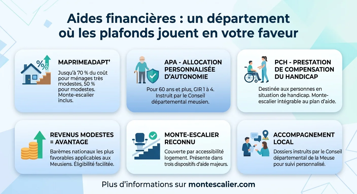 Aides financières : un département où les plafonds jouent en votre faveur