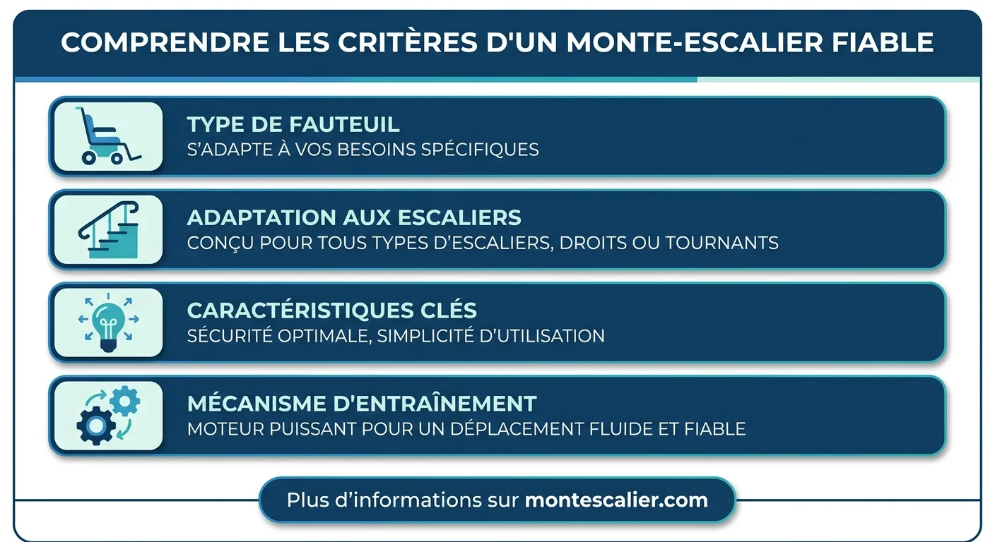 Types de monte-escaliers adaptés au bâti manceau