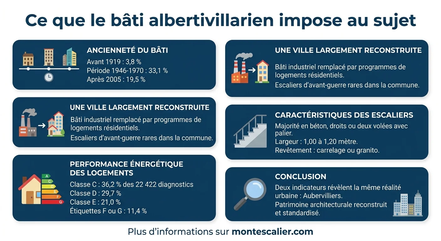 Ce que le bâti albertivillarien impose au sujet