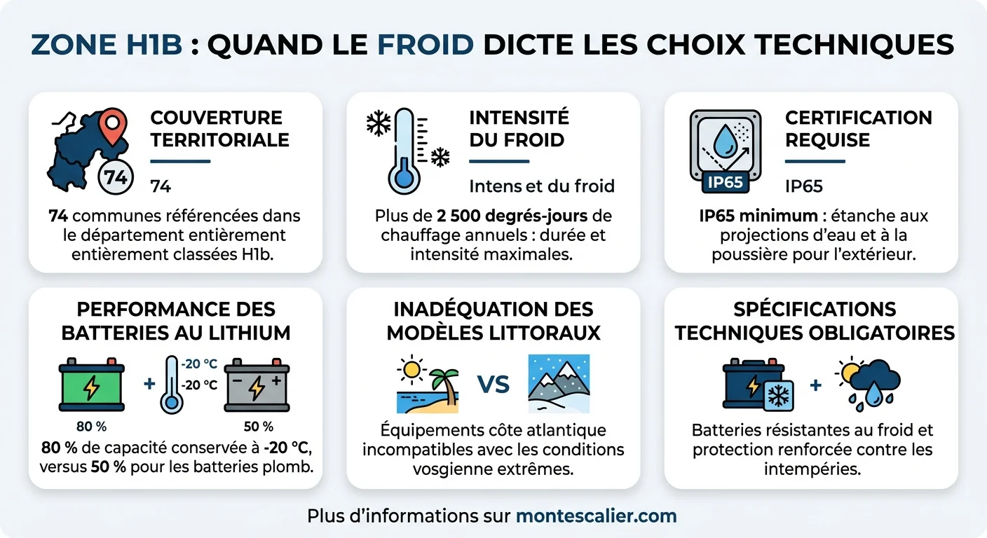 Zone H1b : quand le froid dicte les choix techniques